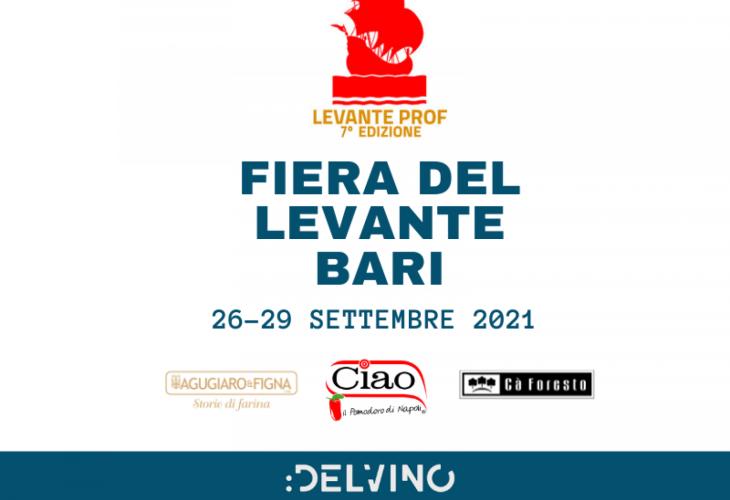 Delvino Com Srl parteciperà alla 7^ Edizione Levante PROF dal 26 al 29 settembre 2021